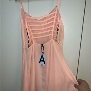 ANGL Sheer Backless Dress! NEW w/Tags!